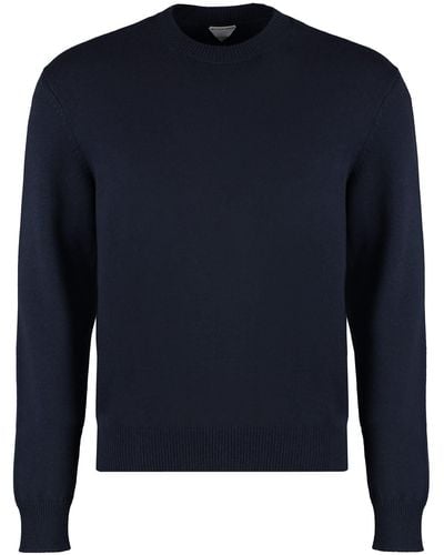 Bottega Veneta Crew-neck Cashmere Sweater - Blue