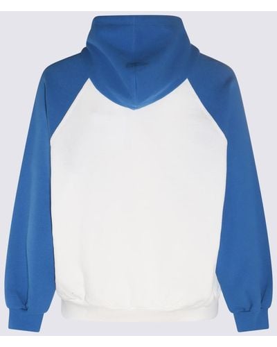 Sunnei Dust And Cotton Sweatshirt - Blue