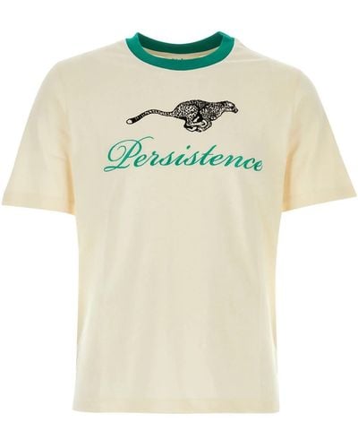 Wales Bonner Cream Cotton Resilience T-Shirt - Natural