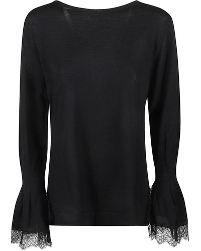 Philosophy Di Lorenzo Serafini Laced Cuff Sweater - Black