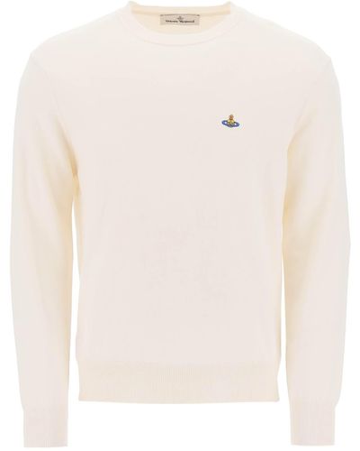 Vivienne Westwood Organic Cotton And Cashmere Sweater - White