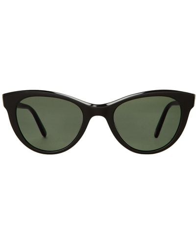 Garrett Leight Glco X Clare V. Sun Bio Sunglasses - Green