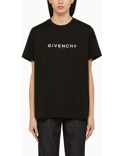 Givenchy Black Crew-neck T-shirt With Logo
