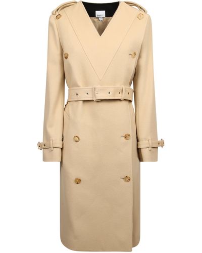 Burberry Coats - Natural