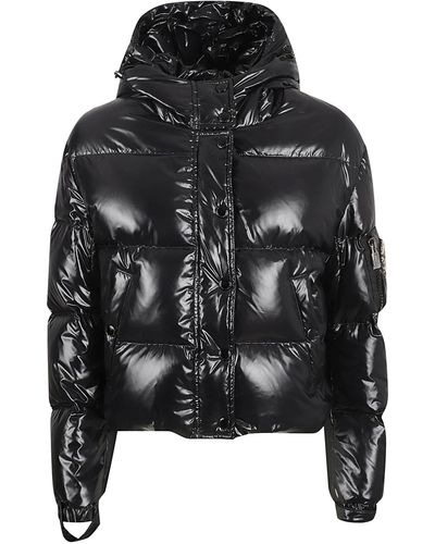 Ermanno Scervino Shiny Puffer Jacket - Black