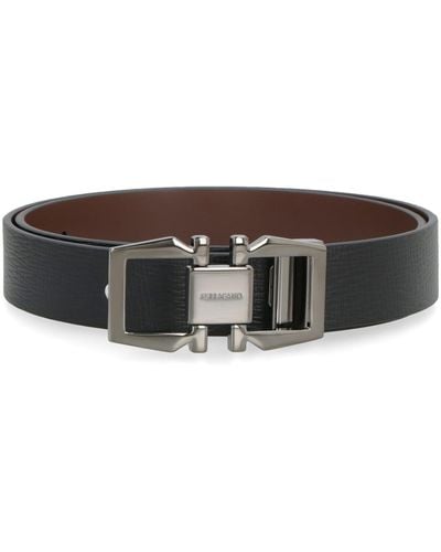 Ferragamo Leather Belt - Brown
