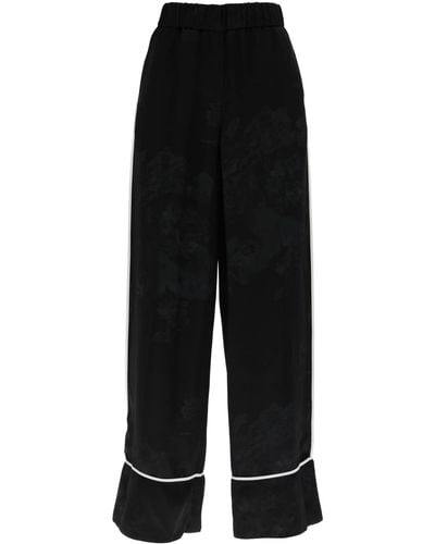 Off-White c/o Virgil Abloh Jacquard Pijama Trousers - Black