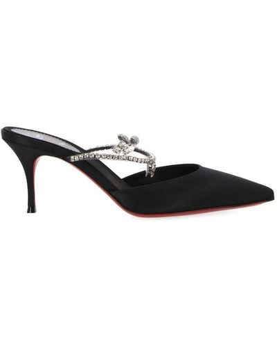 Christian Louboutin Pointed-Toe Court Shoes - Black