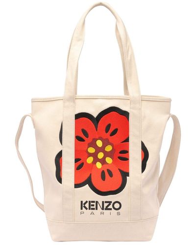 KENZO Boke Flower Embroidered Tote Bag