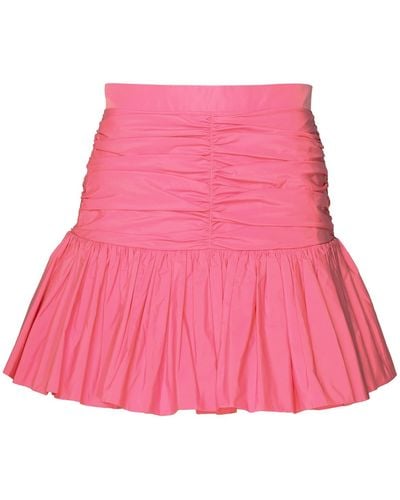 Patou Pink Polyester Skirt