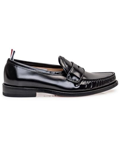 Thom Browne Leather Moccasin - White
