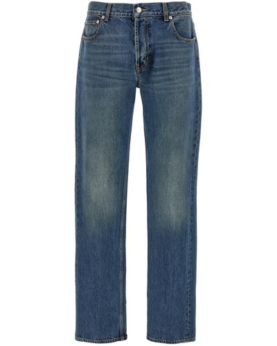 Alexander McQueen Trompe Loeil Pocket Jeans - Blue