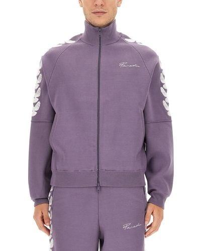 3.PARADIS Sweatshirt With Logo - Purple