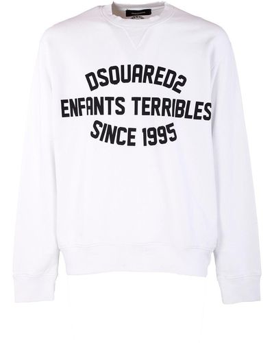 DSquared² Cotton Sweatshirt - White