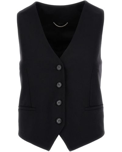 PT01 Single-Breasted Vest - Black