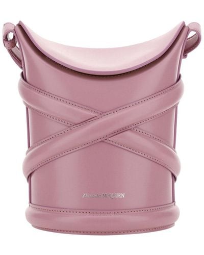 Alexander McQueen The Curve Bucket Bag - Pink