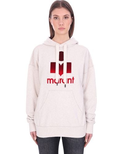 Isabel Marant Mansell Sweatshirt In Beige Cotton - Natural