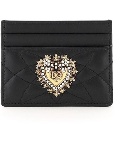 Dolce & Gabbana Devotion Card Holder - Black