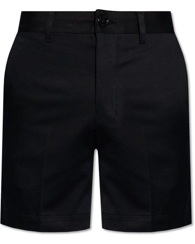 Ami Paris Cotton Shorts - Black