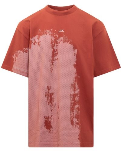 A_COLD_WALL* A Cold Wall Brushstroke T-shirt - Red