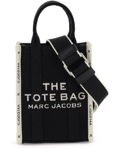 Marc Jacobs The Jacquard Mini Tote Bag - Black