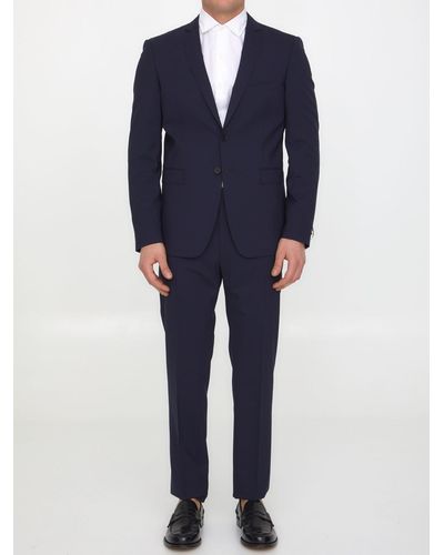 Tonello Wool Two-Piece Suit - Blue