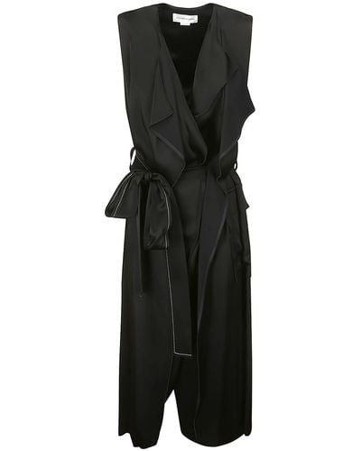 Victoria Beckham Trench Dress - Black