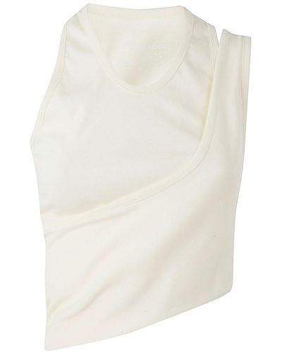 Low Classic Hole Point Top - White