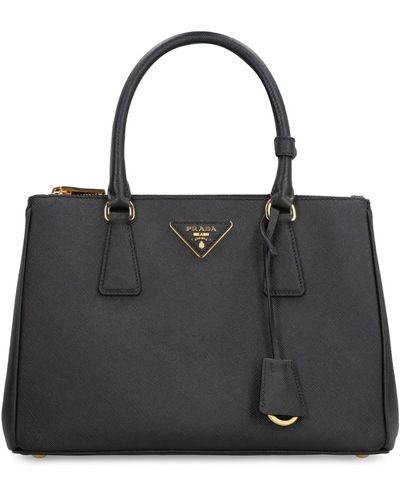Prada Galleria Leather Handbag - Black