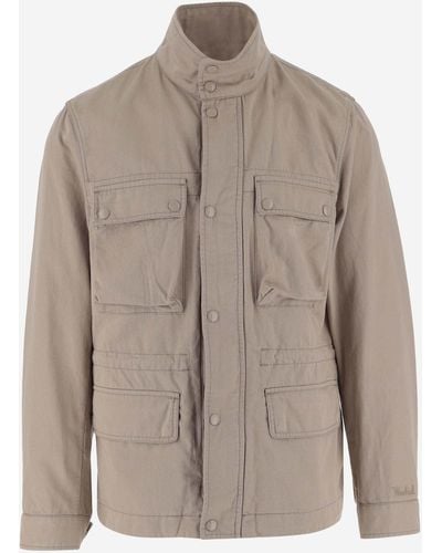 Woolrich Field Pattern Shirt Jacket - Brown