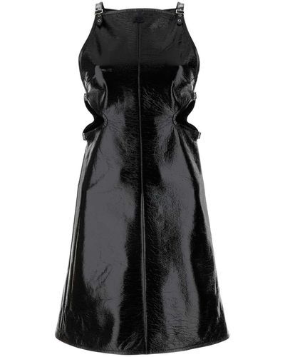 Courreges Courreges Mini Vinyl Dress For A Bold - Black
