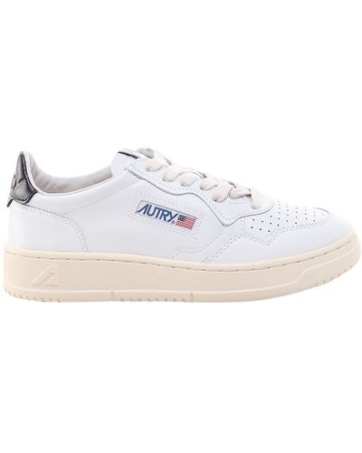Autry Medialist Low Leather Sneakers - White