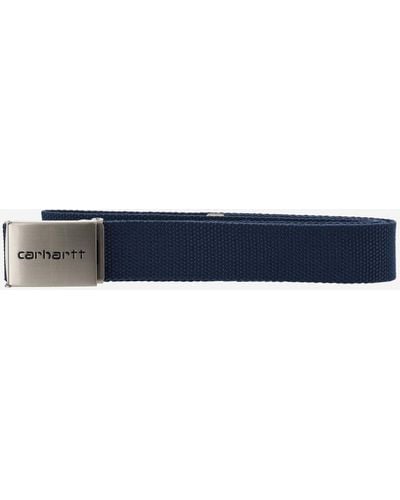 Carhartt Technical Fabric Belt With Logo - Blue
