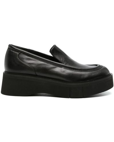 Paloma Barceló 50mm Leather Loafers - Black
