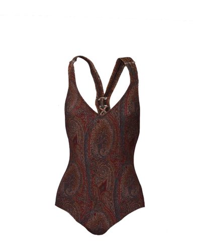 Etro One-piece Swimsuit - Brown