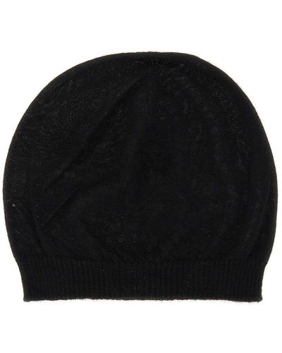 Rick Owens Cashmere Hat - Black