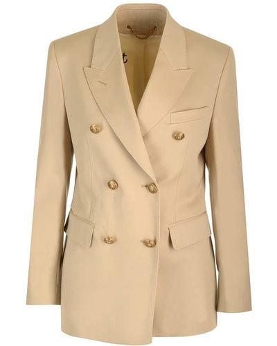 Golden Goose Double-breasted Blazer - Natural