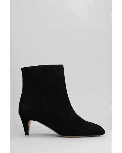 Isabel Marant Daxi Low Heels Ankle Boots - Black