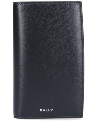 Bally Bi-fold Logo Wallet - Black