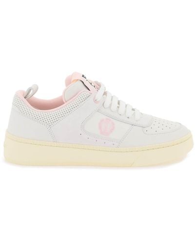 Bally Leather Riweira Trainers - White