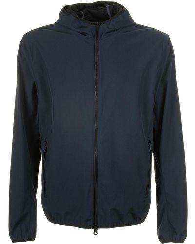 Colmar Jacket With Zip And Hood - Blue
