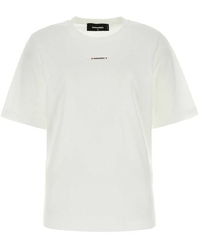 DSquared² Cotton T-Shirt - White