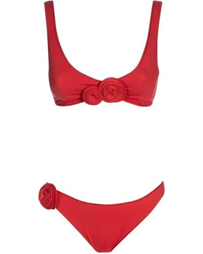 LaRevêche Nuha Two-Piece Bikini - Red
