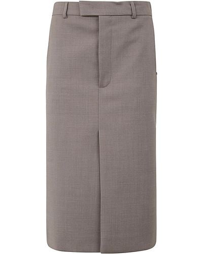 Sportmax Atoll Pencil Skirt Clothing - Gray