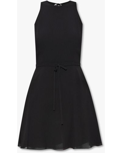 Saint Laurent Sleeveless Mini Dress - Black