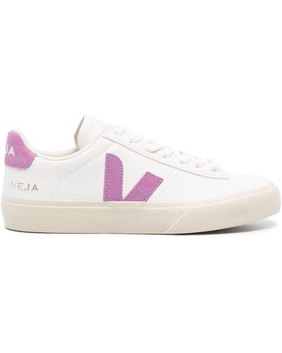 Veja Campo Chromefree Leather Sneakers - Pink