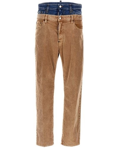 DSquared² 642 Twin Pack Jeans Beige - Natural