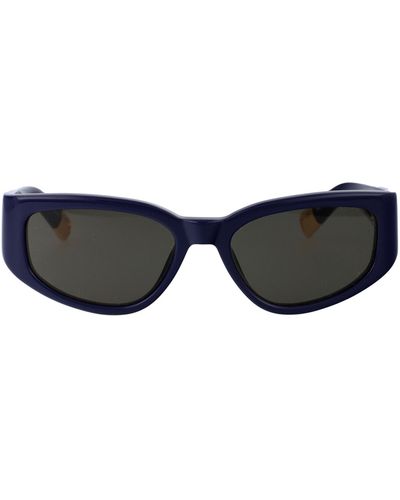 Jacquemus Rectangle Frame Sunglasses - Black