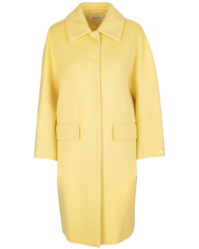 Sportmax Yellow Alma Coat