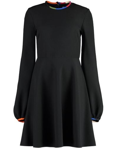 Emilio Pucci Crepe Dress - Black